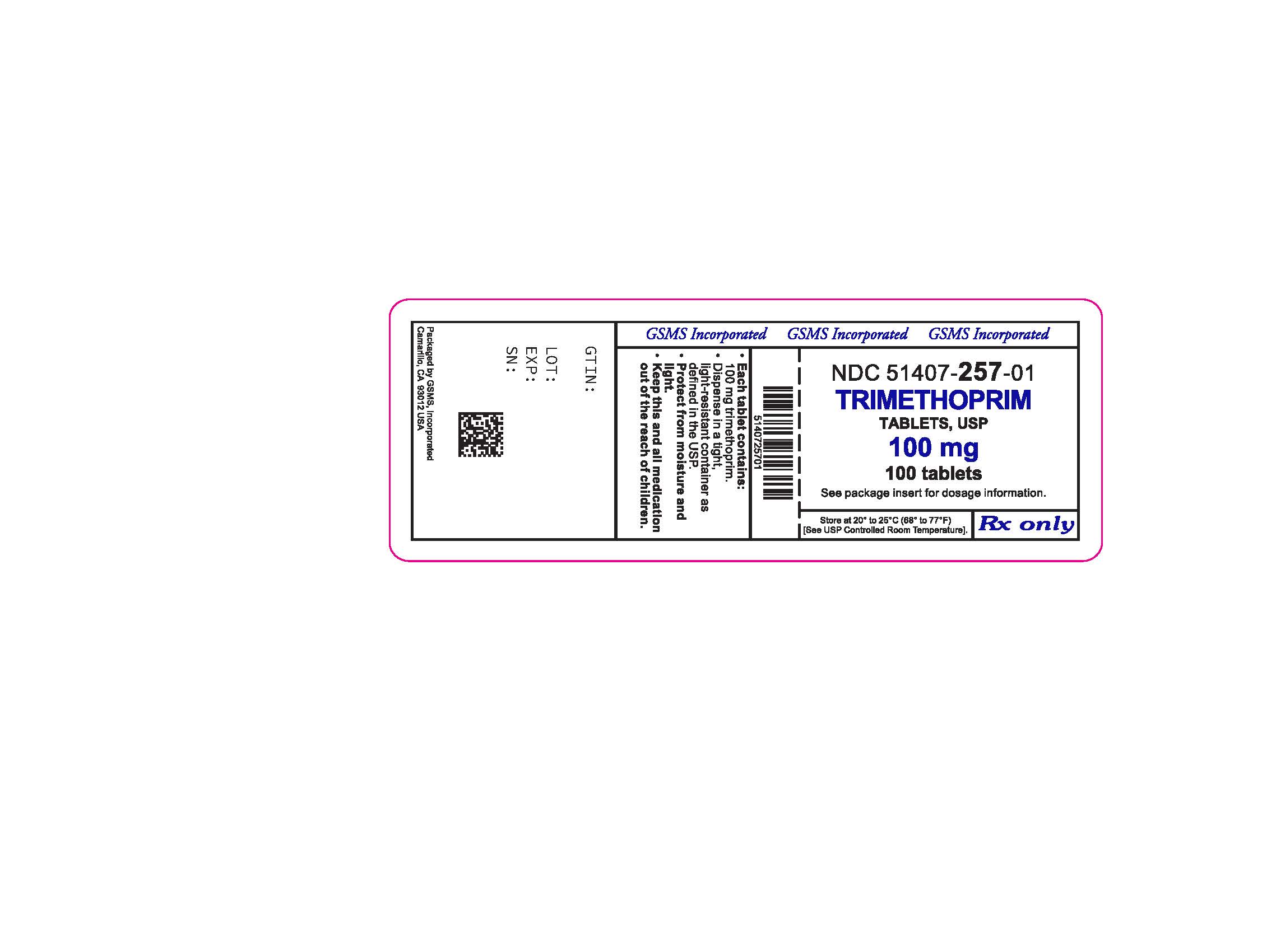 Trimethoprim Images Tablet Oral